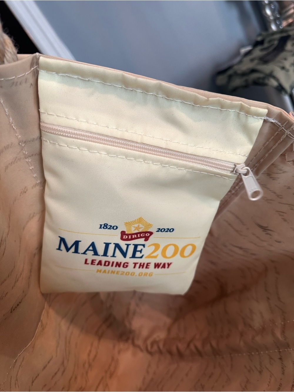 Sea Bags Maine Flag Tote Bag-EUC - Picture 3 of 4